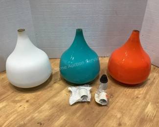 MCM Tri Color Pendant Lights