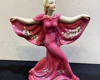 Art Deco dancing lady figurine