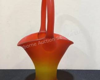 Tiffin amberina basket