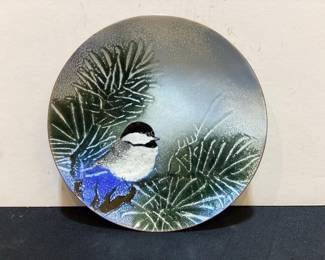 Brumm Chickadee plate