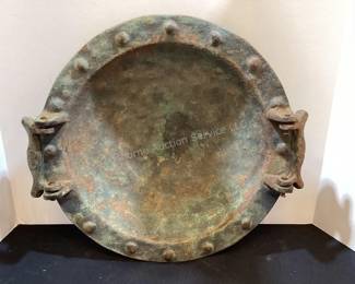 Primitive iron bowl