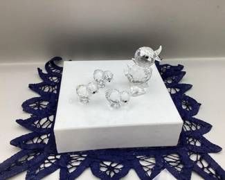 Swarovski duck & babies