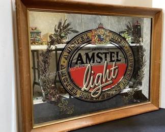 Amstel Light beer mirror