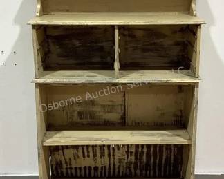 Primitive shelving unit