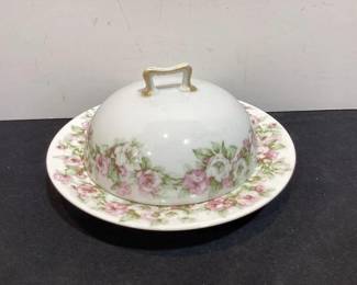 Limoges butter dish