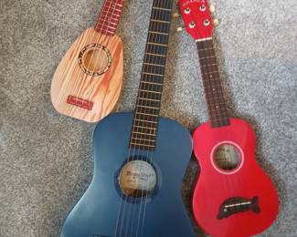 Kids guitar and ukulele