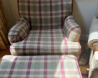 Love seat with ottoman