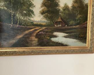 Signed painting