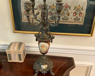 Italian candle holder in Indiana collectible