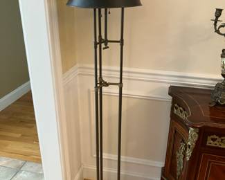 Three column floor lamp