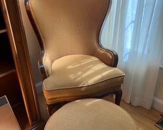 Vintage French country accent chair