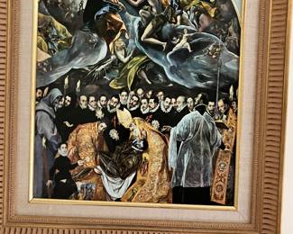 Art print burial of the count of ORGAZ