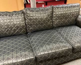 Ethan Allen Upholstered silk couch