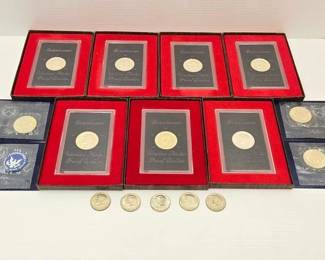 1604 16 Eisenhower Dollar Coins