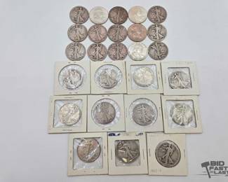 1501 26 Pre 1964 Half Dollar Coins