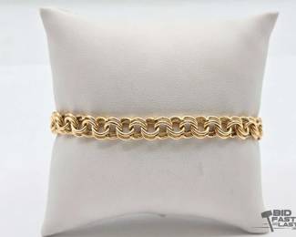 512 14k Gold Bracelet, 8g