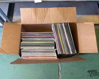 6060 Box of Vinyl Records