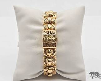 500 14k Gold Hamilton Watch, 47.8g
