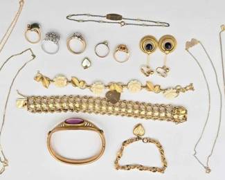 806 Gold Filled Jewelry, 118.9g