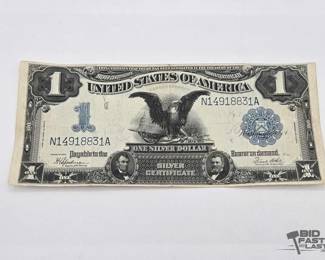 1200 Series 1899 U.S. $1 Dollar Silver Certificate