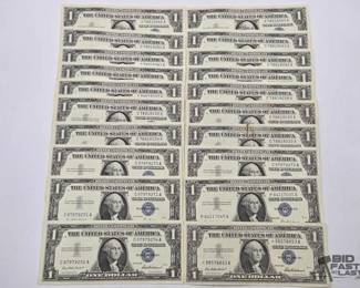 1246 20 1957 $1 Silver Certificates