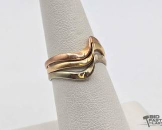 558 14k Gold Stackable Rings, 3.4g