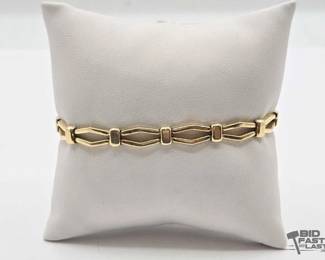 618 10k Gold Bracelet, 4.4g