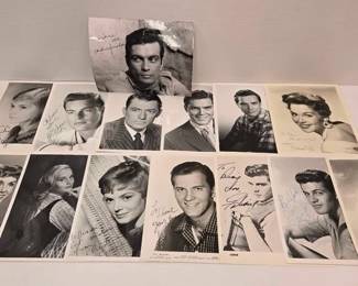 1924 14 Signed Celebrity Photos