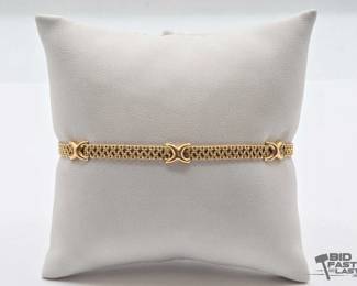 536 14k Gold Bracelet, 4.5g
