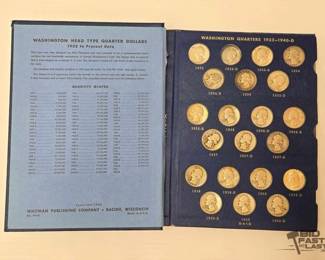 1528 Pre 1964 Washington Quarter Albums