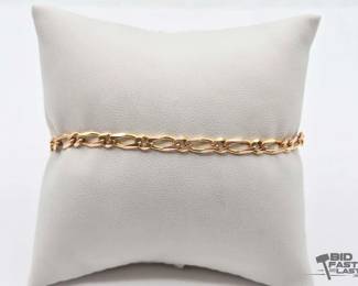 520 14k Gold Bracelet, 6.9g