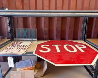 6030 Stop Sign, Exit Sign and No Parking Sign