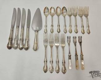 1934 Sterling Silver Electroplated Flatware