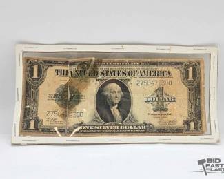 1202 Series 1923 U.S. $1 Dollar Silver Certificate