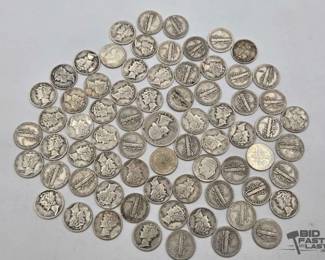 1568 90 Silver Dimes Quarter, 176.9g