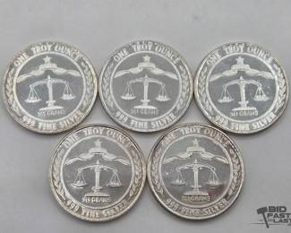 1150 5 .999 1983 Parliament Shield Coins, 1oz