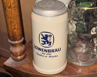 Lowenbrau beer stein