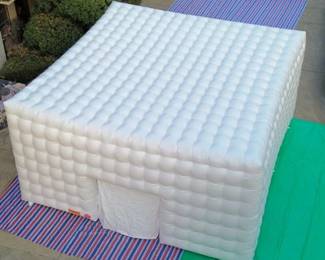(1) Unused Commercial Disco Inflatable Bounce House | 26.2 x 26.2 x 13ft | Blower Included