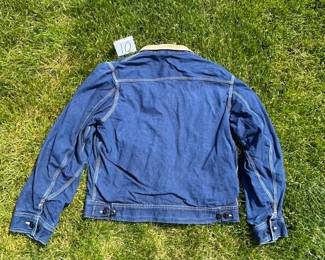 NOTICE: THE LEE JACKETS ARE BEING SOLD ON A BIDDING SYSTEM - place your max bid on #1 - #13 in person or by calling 989-600-8192
13 Lee denim jackets - Three are unlined
Four are quilted lining 
Six are flannel lined 
