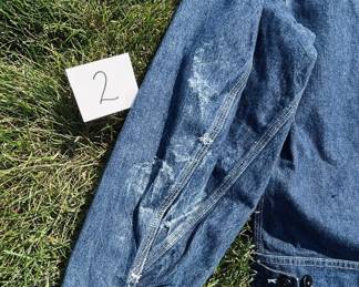 NOTICE: THE LEE JACKETS ARE BEING SOLD ON A BIDDING SYSTEM - place your max bid on #1 - #13 in person or by calling 989-600-8192
13 Lee denim jackets - Three are unlined
Four are quilted lining 
Six are flannel lined 