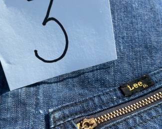 NOTICE: THE LEE JACKETS ARE BEING SOLD ON A BIDDING SYSTEM - place your max bid on #1 - #13 in person or by calling 989-600-8192
13 Lee denim jackets - Three are unlined
Four are quilted lining 
Six are flannel lined 