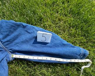 NOTICE: THE LEE JACKETS ARE BEING SOLD ON A BIDDING SYSTEM - place your max bid on #1 - #13 in person or by calling 989-600-8192
13 Lee denim jackets - Three are unlined
Four are quilted lining 
Six are flannel lined 