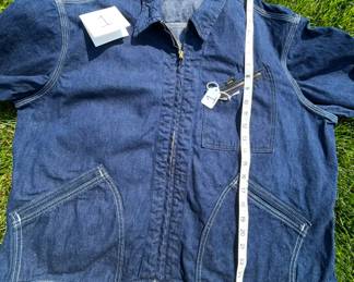 NOTICE: THE LEE JACKETS ARE BEING SOLD ON A BIDDING SYSTEM - place your max bid on #1 - #13 in person or by calling 989-600-8192
13 Lee jackets - Three are unlined
Four are quilted lining 
Six are flannel lined 