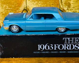 1963 ford toy car with original box - excellent condition