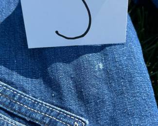 NOTICE: THE LEE JACKETS ARE BEING SOLD ON A BIDDING SYSTEM - place your max bid on #1 - #13 in person or by calling 989-600-8192
13 Lee denim jackets - Three are unlined
Four are quilted lining 
Six are flannel lined 