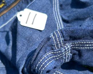 NOTICE: THE LEE JACKETS ARE BEING SOLD ON A BIDDING SYSTEM - place your max bid on #1 - #13 in person or by calling 989-600-8192
13 Lee denim jackets - Three are unlined
Four are quilted lining 
Six are flannel lined 