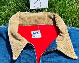 NOTICE: THE LEE JACKETS ARE BEING SOLD ON A BIDDING SYSTEM - place your max bid on #1 - #13 in person or by calling 989-600-8192
13 Lee denim jackets - Three are unlined
Four are quilted lining 
Six are flannel lined 