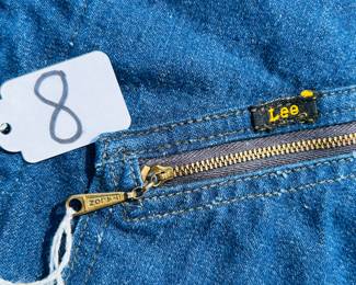 NOTICE: THE LEE JACKETS ARE BEING SOLD ON A BIDDING SYSTEM - place your max bid on #1 - #13 in person or by calling 989-600-8192
13 Lee denim jackets - Three are unlined
Four are quilted lining 
Six are flannel lined 