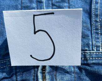 NOTICE: THE LEE JACKETS ARE BEING SOLD ON A BIDDING SYSTEM - place your max bid on #1 - #13 in person or by calling 989-600-8192
13 Lee denim jackets - Three are unlined
Four are quilted lining 
Six are flannel lined 