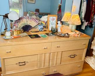 Mid-Century Blonde Dresser